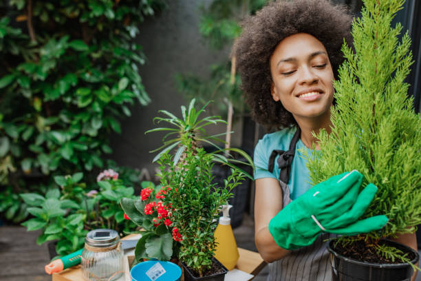 istock Enjoyment and gardening on the balcony 1315263448
