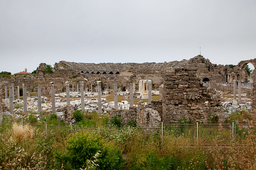 Ancient ruins of an ancient city