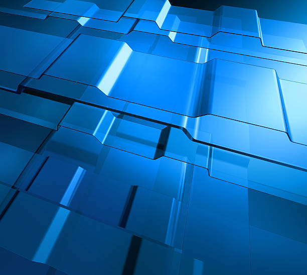 istock Transparent blue levels 131527030