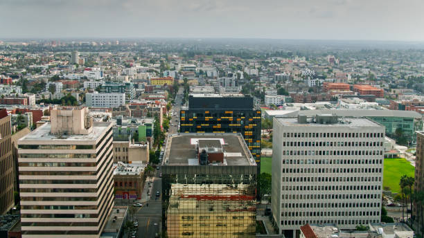 istock Los Angeles Tower Buildings - Aerial 1315273921
