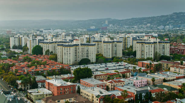 istock Park La Brea Apartments - Aerial 1315273955