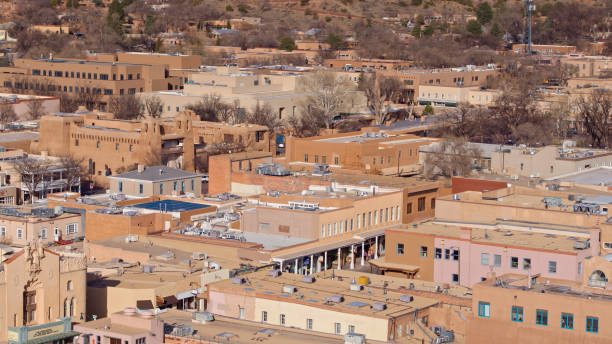 istock Aerial View of Downtown Santa Fe 1315286431
