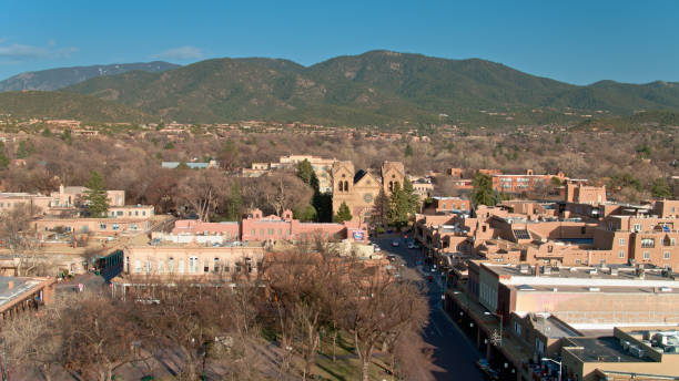 istock St Francis Cathedral in Santa Fe - Aerial 1315286449