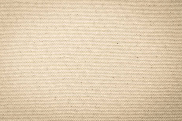 istock Hessian sackcloth woven texture pattern background in light old cream sepia brown earth tone color 1315288502
