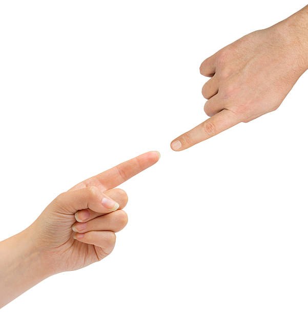 istock Woman and man hands 131529050