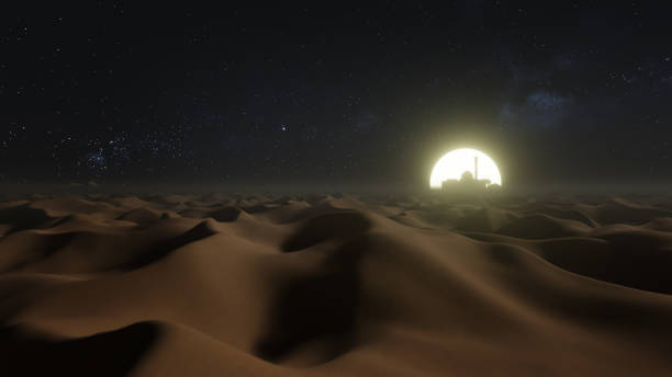 istock Desert Dune Nighttime In The Ramadan 1315291286
