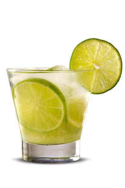 istock Lemon Fruit Caipirinha of Brazil on white background 1315296973