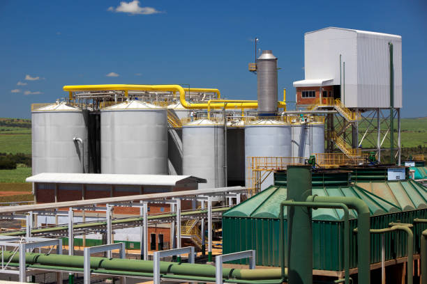 istock sugar cane industrial mill processing plant in Brazil 1315301438