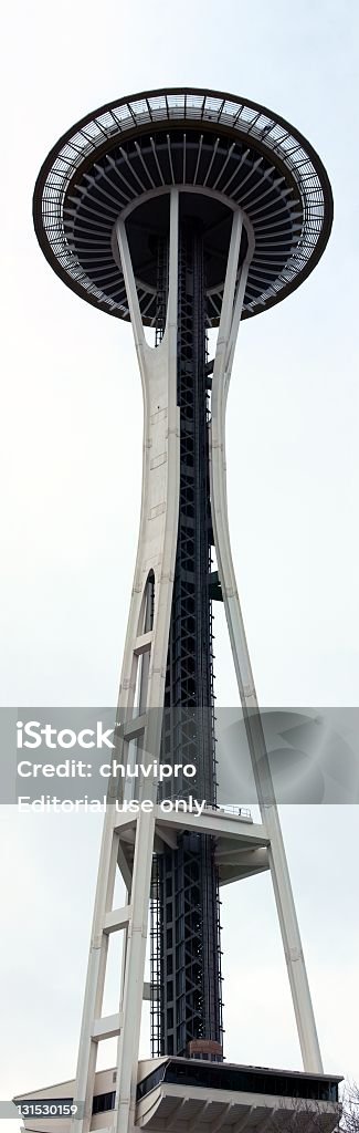 Башня Space Needle в Сиэтле - Стоковые фото Архитектура роялти-фри