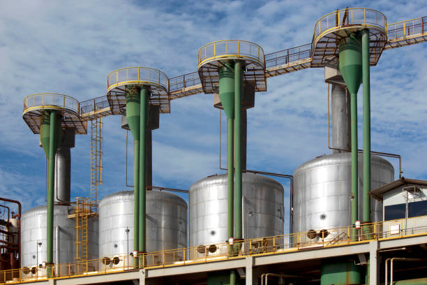 istock sugar cane industrial mill processing plant in Brazil 1315302953