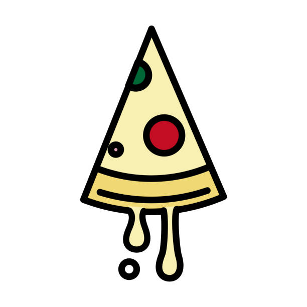 pizza restaurant icon style illustration pizza restaurant icon style illustration pizza place stock illustrations