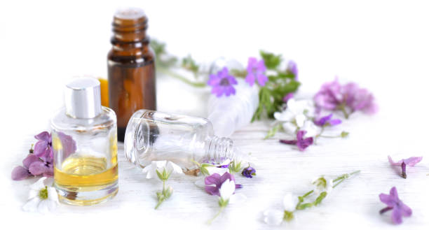 istock essential oil and freshness  flowers in bottle on  a table 1315311808