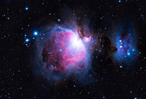 The Great Orion Nebula Taken with a Refractor Telescope