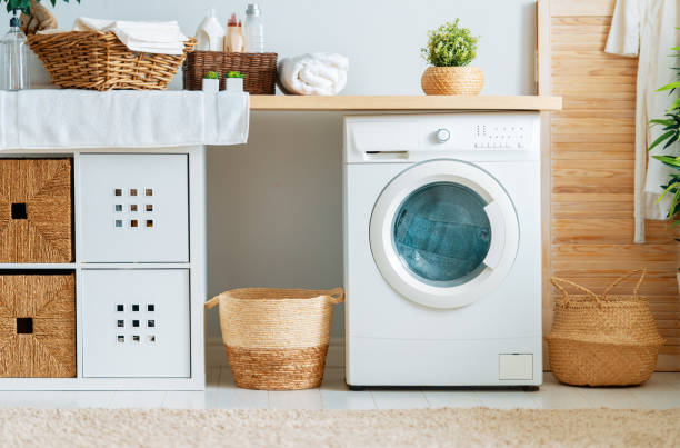 istock Interior of a real laundry room 1315315494