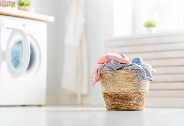 istock Interior of a real laundry room 1315315505