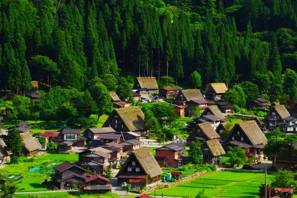 Shirakawa-Go Old Village, Gifu Pref., Japan