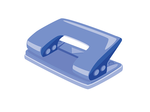 Hole punch icon / illustration material (vector illustration)