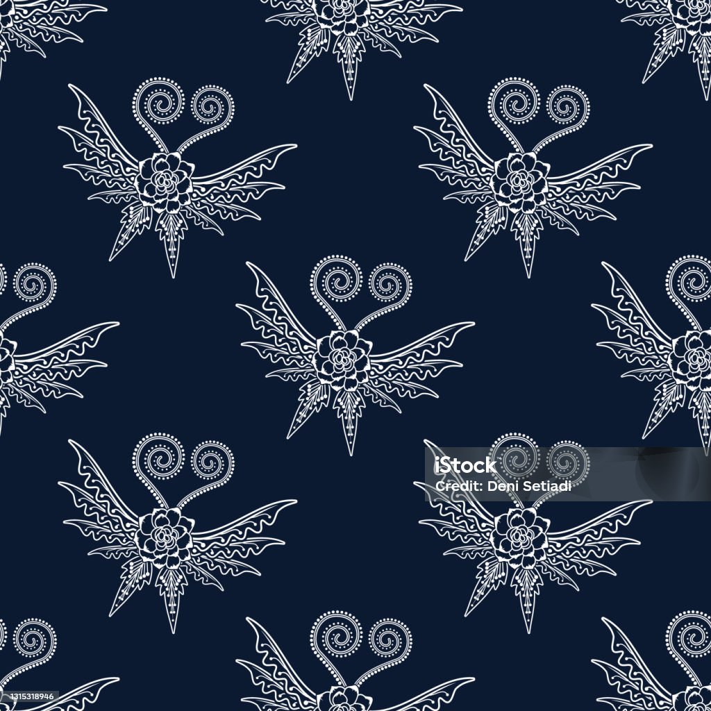 Fantasy Pattern Vector Fantasy Floral Seamless Pattern Vector Stock Illustration - Download ...