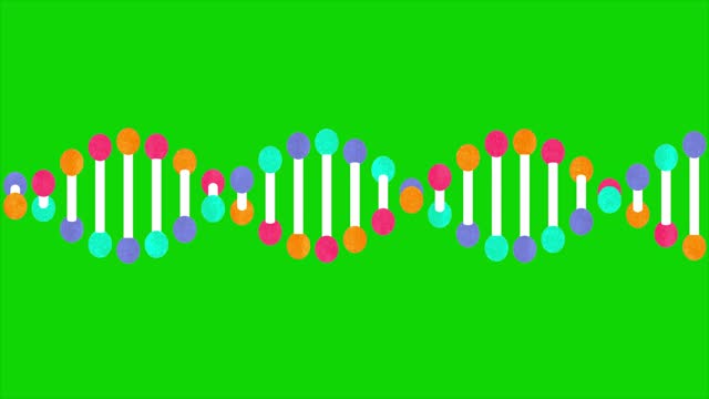 Genetic DNA Structure slow motion