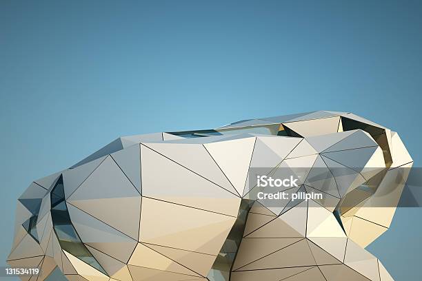 Modern Building Downtown Stock Photo - Download Image Now - Abstract, Architecture, Bent