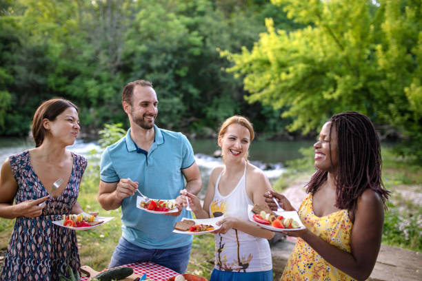 istock Healthy vegan eating in nature 1315352306