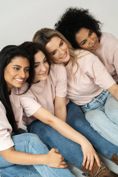 istock Multicultural diversity and friendship. Group of different ethnicity women. 1315352371