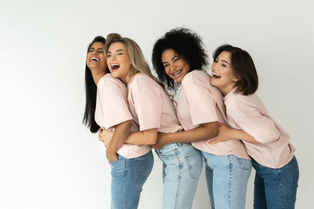 istock Multicultural diversity and friendship. Group of different ethnicity women. 1315353823