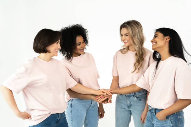 istock Group of different ethnicity women. Multicultural diversity and friendship. 1315354727