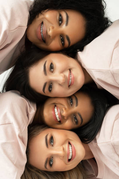 istock Group of different ethnicity women. Multicultural diversity and friendship. 1315354988