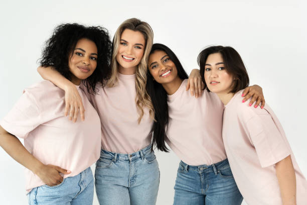 istock Group of different ethnicity women. Multicultural diversity and friendship. 1315355846
