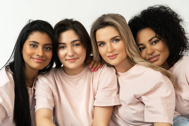 istock Group of different ethnicity women. Multicultural diversity and friendship. 1315356139