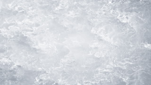 White Liquid - Loopable Background Animation - Reflective Surface, Paint, Abstract