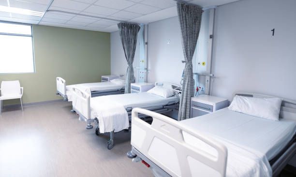 istock General view of an empty hospital room with three beds 1315363487