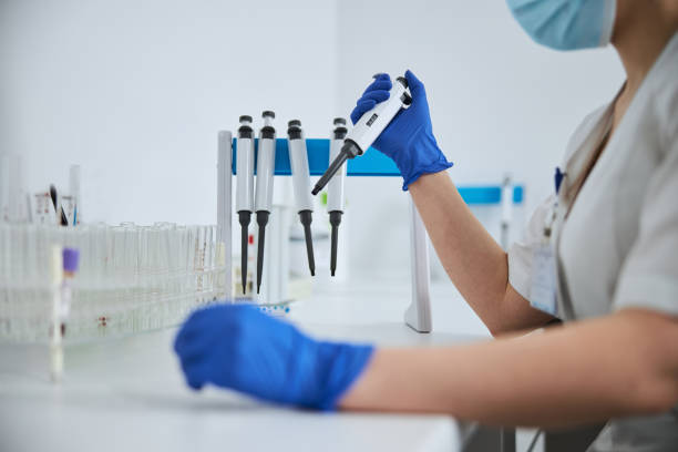 istock Biochemist getting ready for conducting a blood test 1315366489