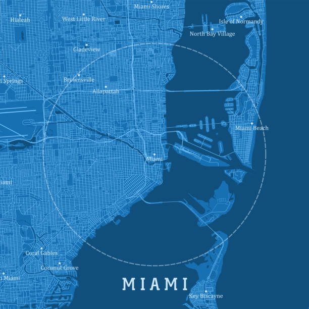 Miami FL City Vector Road Map Blue Text Miami FL City Vector Road Map Blue Text. All source data is in the public domain. U.S. Census Bureau Census Tiger. Used Layers: areawater, linearwater, roads. miami beach stock illustrations