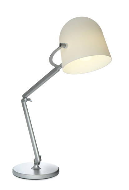istock Stylish modern table lamp isolated on white 1315374123