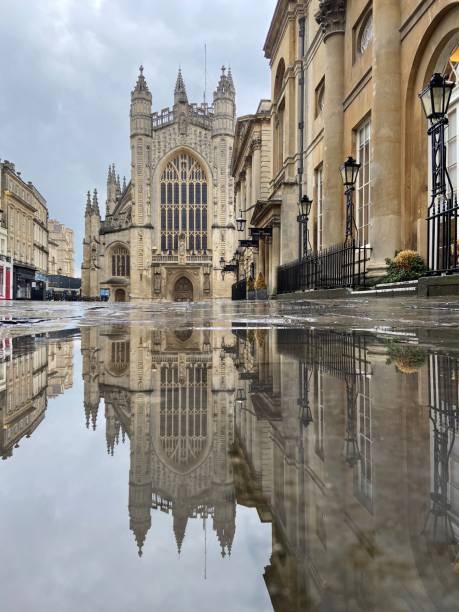 istock A reflection of the Bath Abbey during lockdown 1315375361