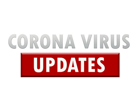 Corona Virus Updates with Red Box