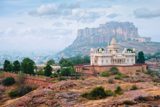 istock Jaswanth Thada mausoleum, Jodhpur, Rajasthan, India 1315403015