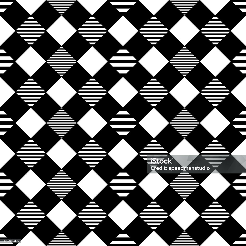 Diamond Check Pattern Diamond Shaped Checkered Pattern Seamless Abstract Background Stock ...