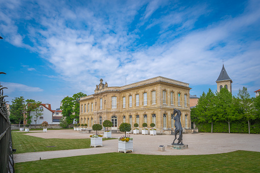 Vienna -Austria - Spring -2019: Summer skies over Schönbrunn Palace.