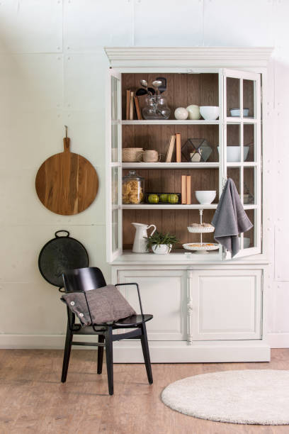 istock Reading room bookshelf old brick wall cozy interior decoration 1315409995
