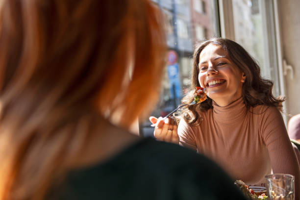 istock Relaxing with friend having lunch 1315418988