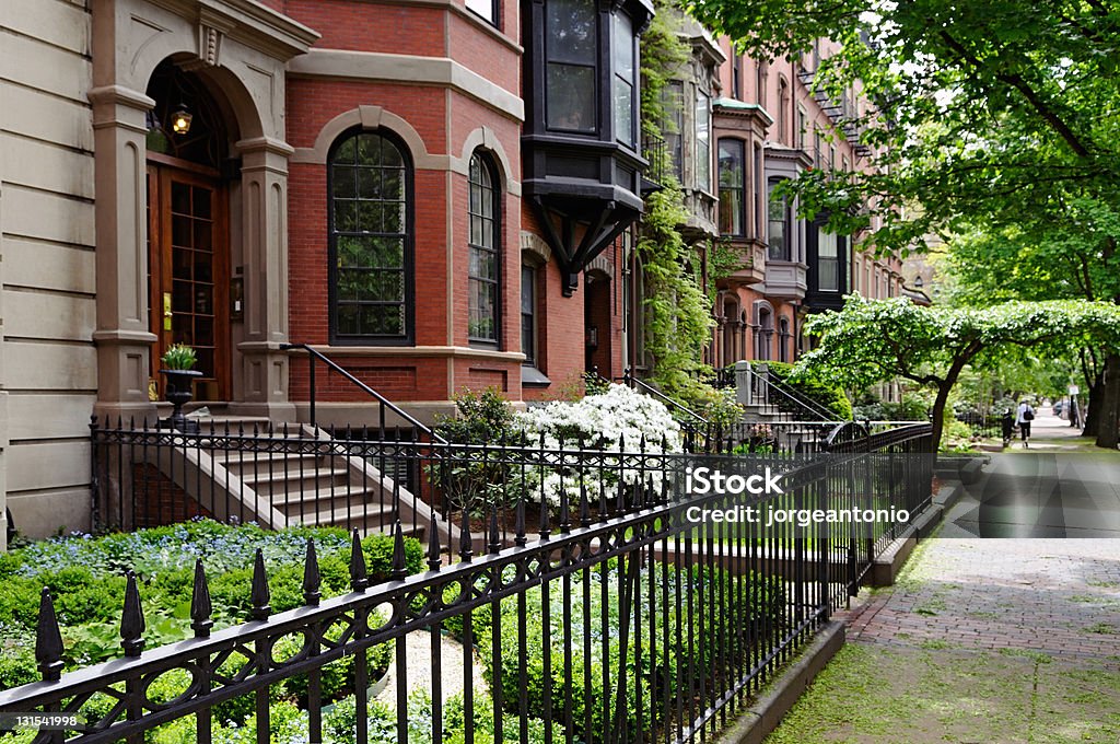 Boston Back Bay - Foto stock royalty-free di Boston - Massachusetts