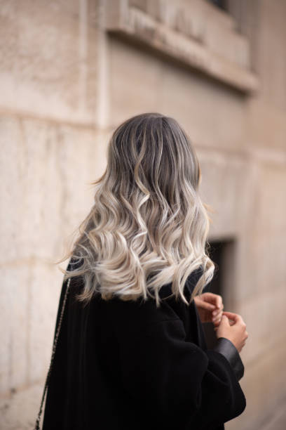 istock Woman with beautiful bleached hair 1315421073
