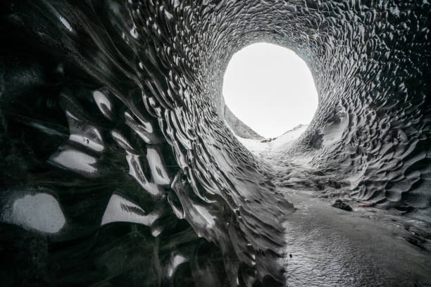 istock Dark blue glacier cave in Iceland 1315422746