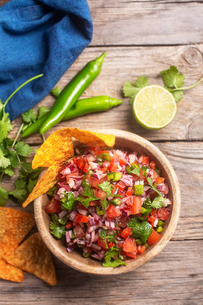 istock Homemade salsa pico de gallo, mexican cuisine 1315425833
