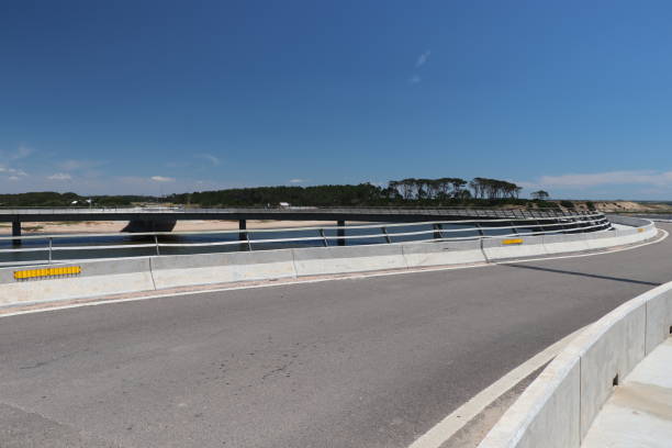 istock Circular bridge over the Garzon lagoon canal 1315427156