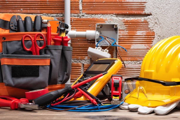 istock Tools and work equipment for electricians. Electricity. 1315447835
