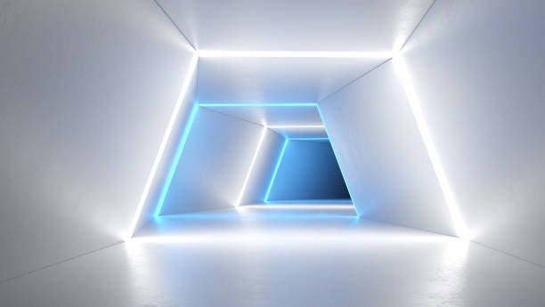 istock Futuristic Tunnel with Neon Lights 1315449907